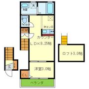 ONLYONE宝塚山本Ⅰの間取り画像