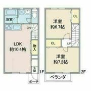 アプト大堀の間取り画像