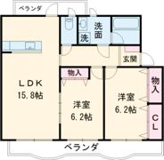 カーサノーブルの間取り画像