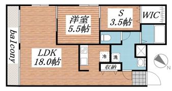 カーサトリプルエーの間取り画像