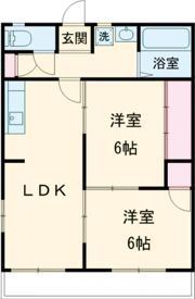 ラフォーレ東部台の間取り画像