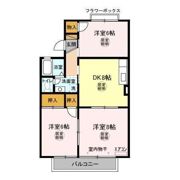 ファミールタヤマ Bの間取り画像