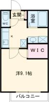 コーポ田神の間取り画像