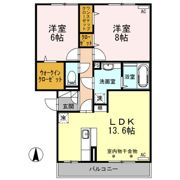 カンパーレ Kの間取り画像
