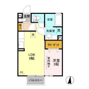 ボヌール ノアの間取り画像