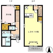 ポエム Aの間取り画像