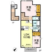 プランドール壱番館の間取り画像