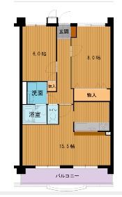 ハートフルマンション ウィルの間取り画像