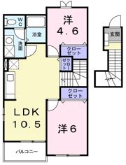 ラフレシールⅡの間取り画像
