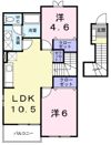 ラフレシールⅡの間取り画像