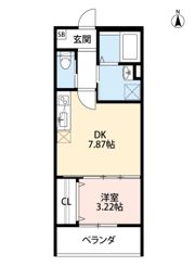 THE 北長尾の間取り画像