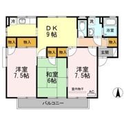 ロイヤルコート セラの間取り画像