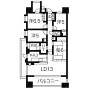 CASSIA旭丘(旧アーデン旭丘)の間取り画像