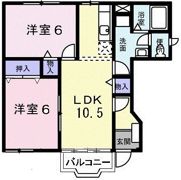 イーストヒルズ2の間取り画像