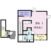 アジュールⅡの間取り画像