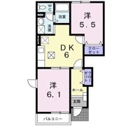 メゾンコニファーⅠの間取り画像