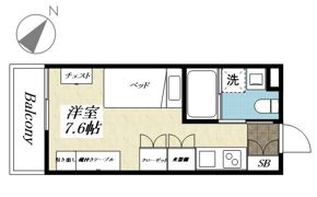 Ligere南行徳Westの間取り画像