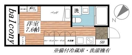 Ligere南行徳Westの間取り画像