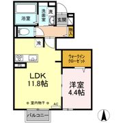 Dーroomかすみ町 Aの間取り画像