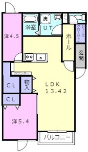 KAY SEVENの間取り画像