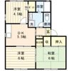 アングル樫の木の間取り画像
