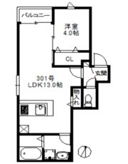 RINX姪浜の間取り画像