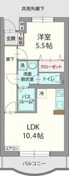 アビタシオンBの間取り画像