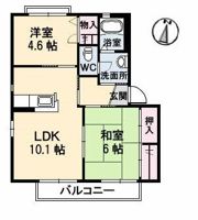シャーメゾンJINNOの間取り画像