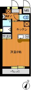 アーバンヒルズ皆実の間取り画像
