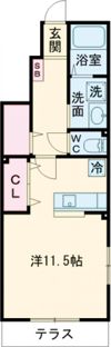 プレシアの間取り画像