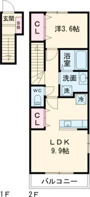 プレシアの間取り画像