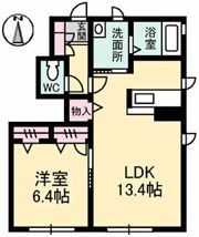 シャーメゾン古野上の間取り画像