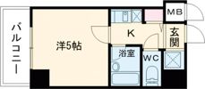 コーポひろおかの間取り画像