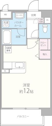 ベルメゾン・エグレットの間取り画像