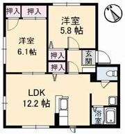 シーサイドDIAS D棟の間取り画像