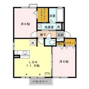 アドニス･フラット A/Bの間取り画像