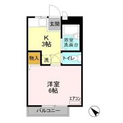 シティハイツヒロセBの間取り画像