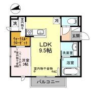 ツインヴィラ増泉 Aの間取り画像