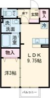 ヴィライン若宮の間取り画像