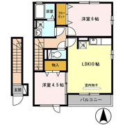 セジュールモダン芝ヶ原の間取り画像