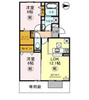 ラ・ヴェール鈴蘭の間取り画像