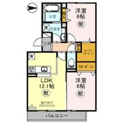 ラ・ヴェール鈴蘭の間取り画像