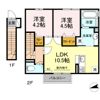 Grand Soleil（ｸﾞﾗﾝﾄﾞｿﾚｰﾕ） A棟の間取り画像
