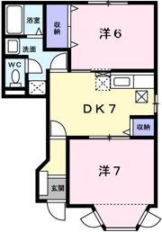 シャルマン東南Ⅰの間取り画像