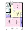 マリッチ久米川の間取り画像
