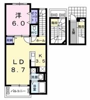 クラールの間取り画像
