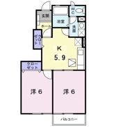 ガーデンヒルズⅡ番館の間取り画像