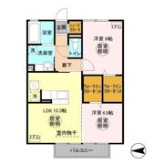カーサR・T Cの間取り画像