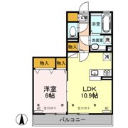アサヒ リバーサイドの間取り画像