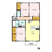 スクエア鞍月 Cの間取り画像
